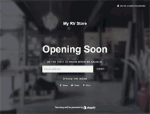 Tablet Screenshot of myrvstore.com